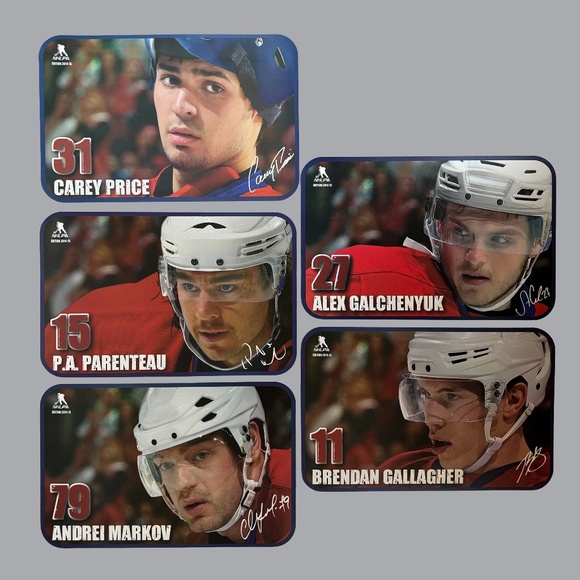 Montreal Canadians 2014-2015 Placemats (5) - Picture 1 of 2